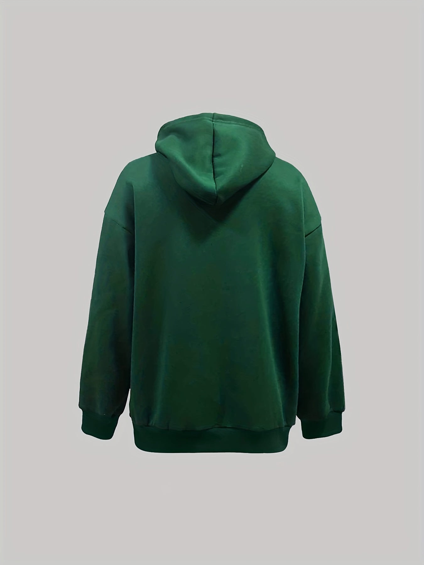 Women's Casual Alphabet Print Hoodie - Cozy Stretch Fit, Kangaroo Pocket, Perfect for Spring/Fall