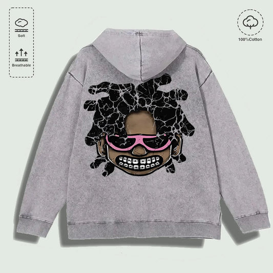 Cartoon Character With Pink Glasses