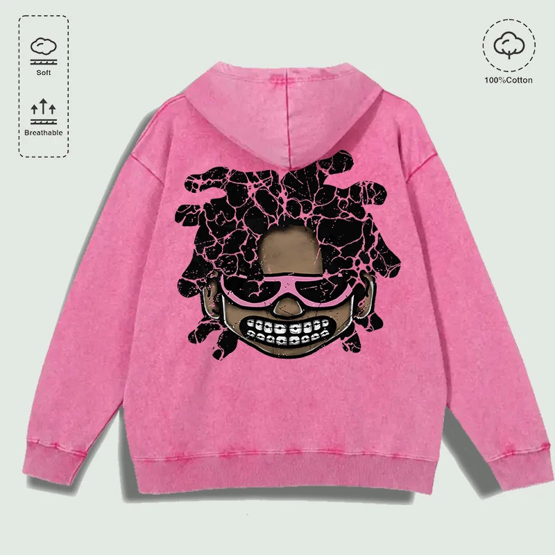 Cartoon Character With Pink Glasses