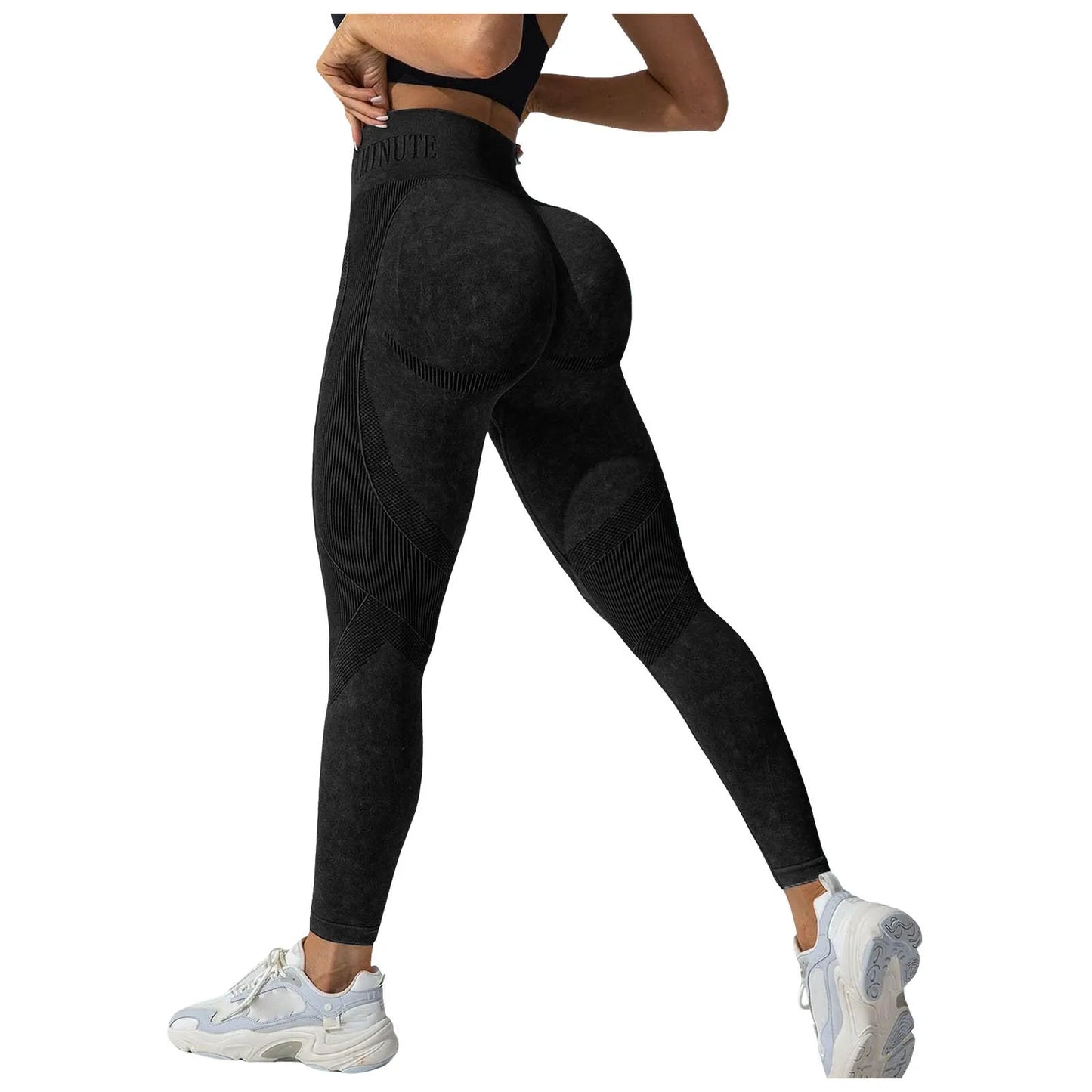 Compression Leggings Cellulite Slimming Trouser Women High Waist Seamless Push Up Opaque Stretch Pants For Yoga And Fitness