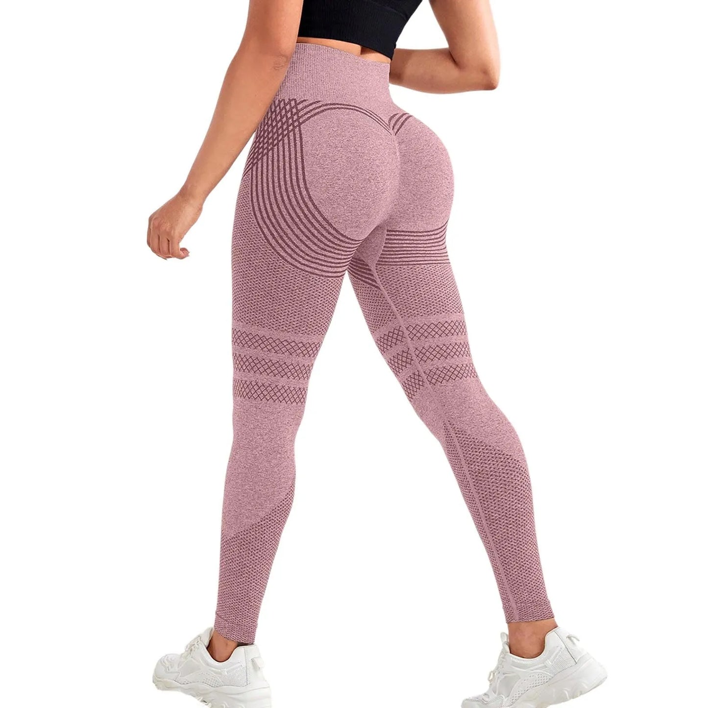 Compression Leggings Cellulite Slimming Trouser Women High Waist Seamless Push Up Opaque Stretch Pants For Yoga And Fitness