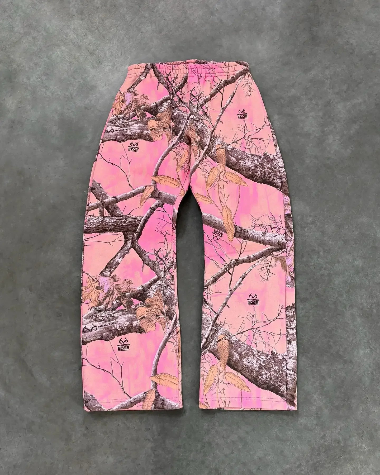 Streetwear New Hoodie Two Piece Set Men and Women Hip Hop Retro Leaf Camouflage Baggy Hoodie Y2k Fashion Punk Rock Sports Pants