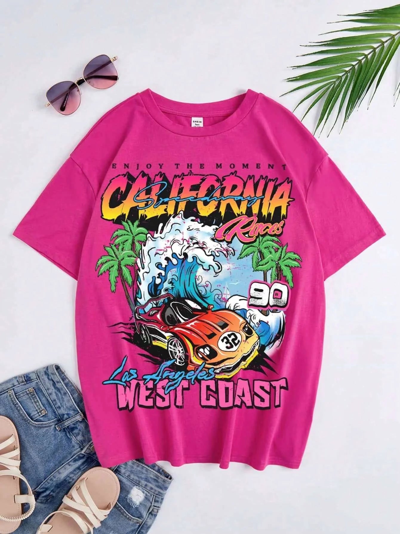 West Coast Wave Auto Wear T-Shirt