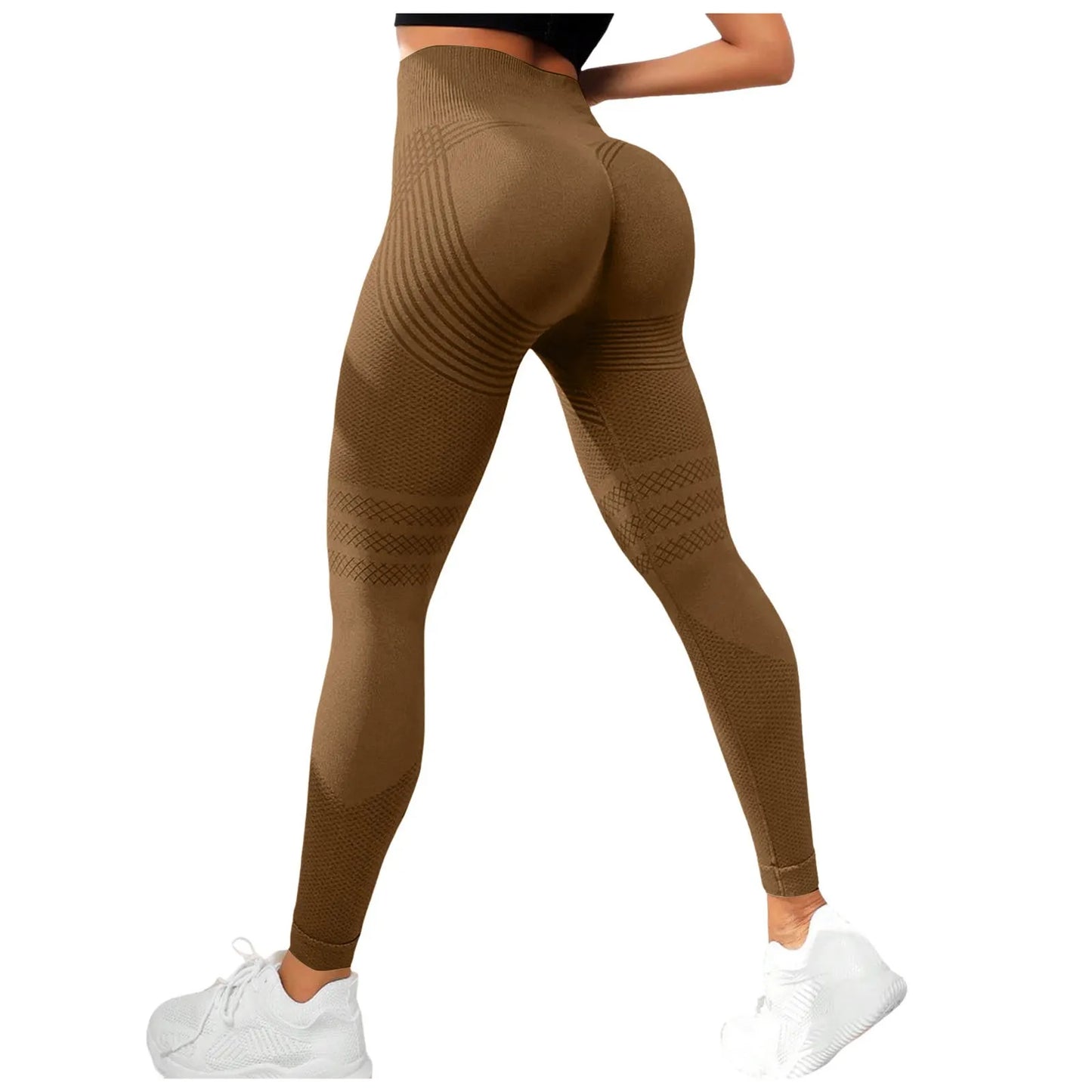 Compression Leggings Cellulite Slimming Trouser Women High Waist Seamless Push Up Opaque Stretch Pants For Yoga And Fitness