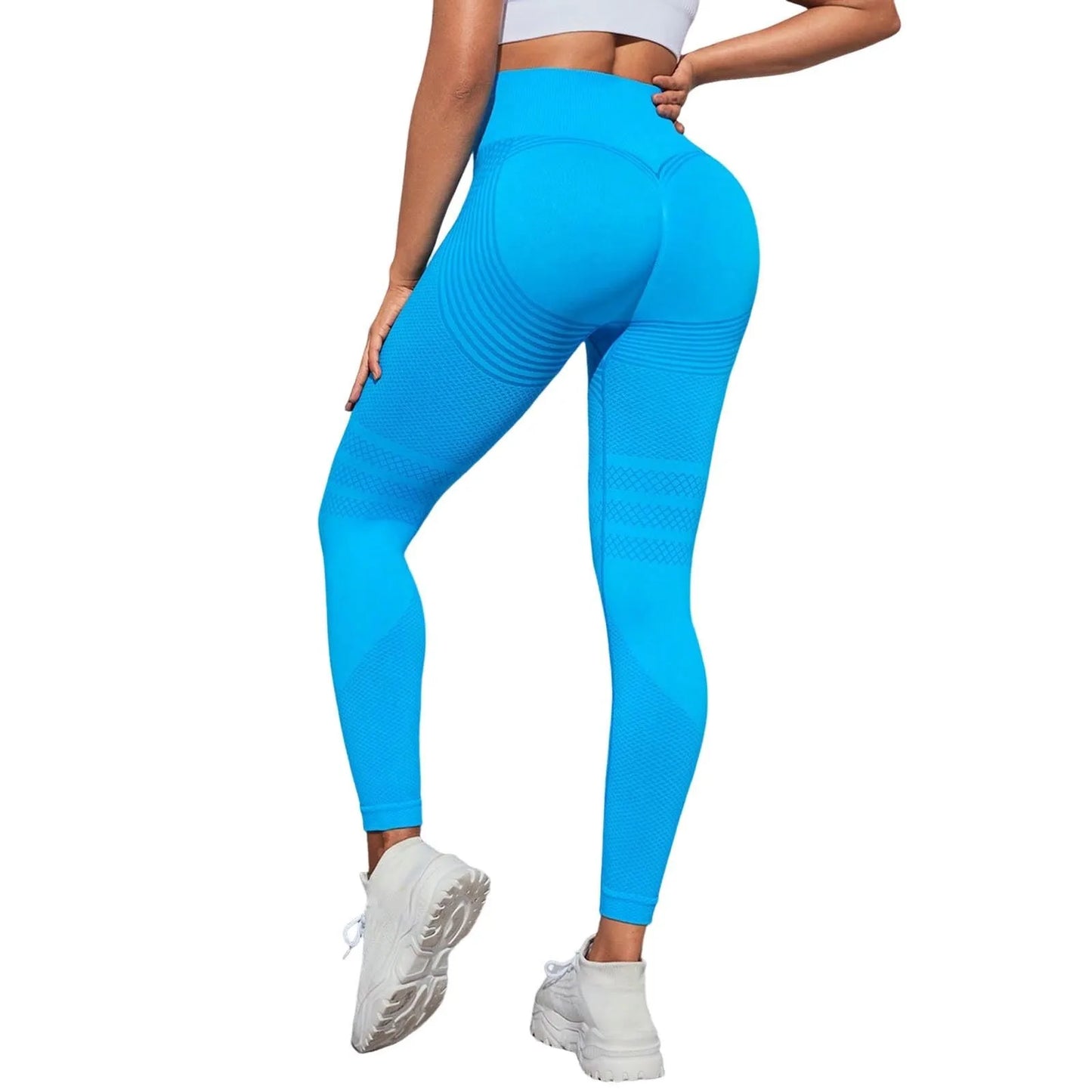 Compression Leggings Cellulite Slimming Trouser Women High Waist Seamless Push Up Opaque Stretch Pants For Yoga And Fitness