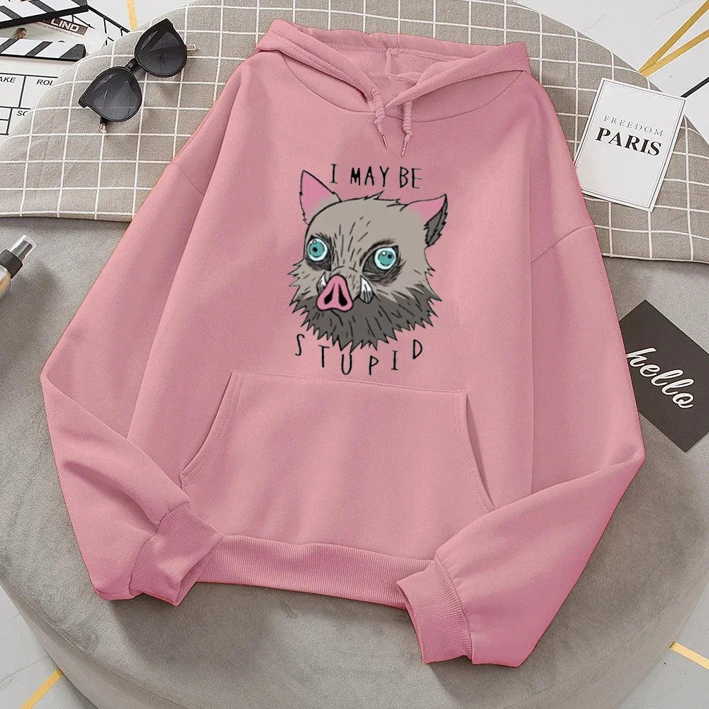 I May Be Stupid Hoodie