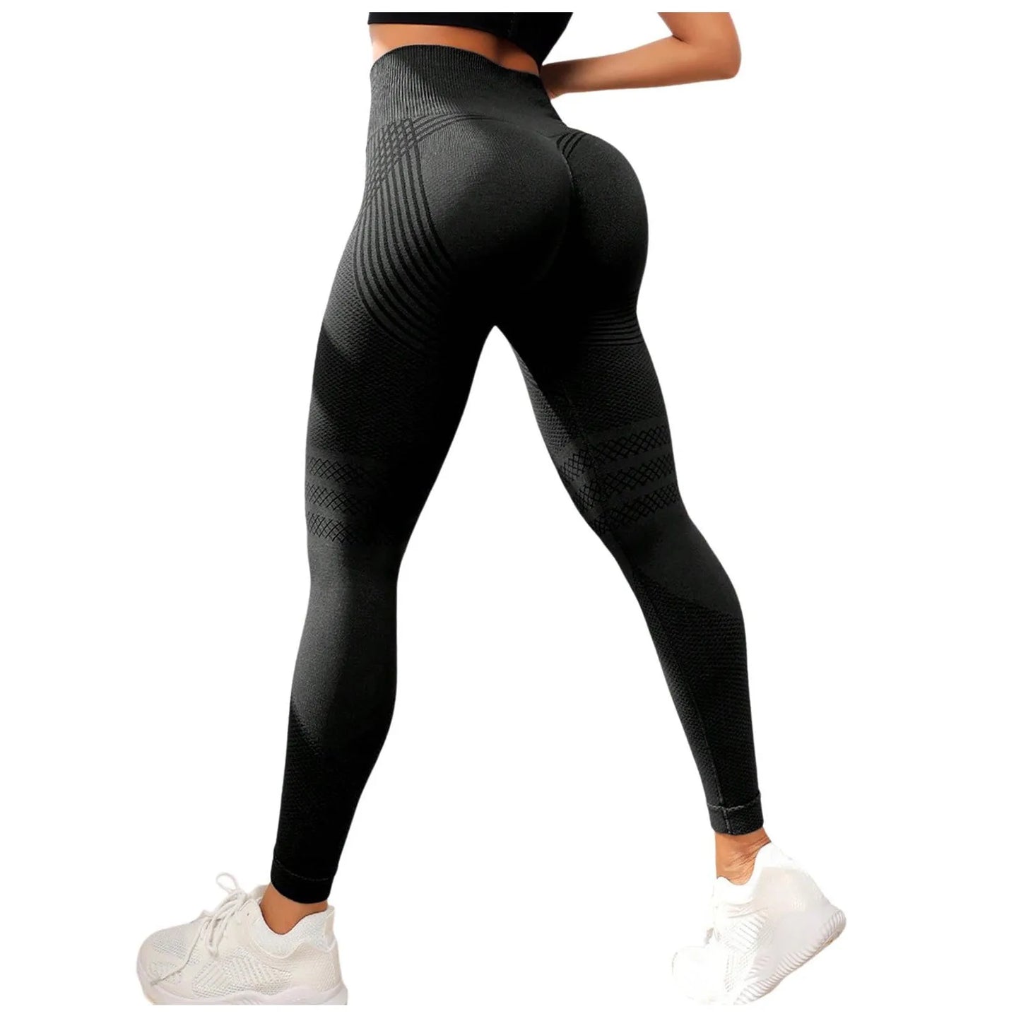 Compression Leggings Cellulite Slimming Trouser Women High Waist Seamless Push Up Opaque Stretch Pants For Yoga And Fitness