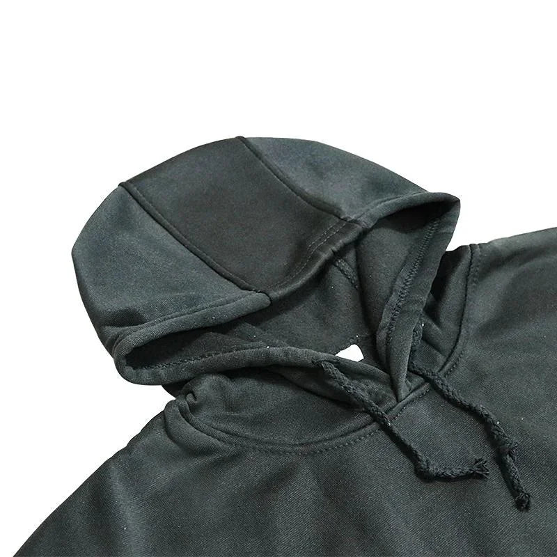 New Ryomen Sukuna Printed Hoodies Men Fashion Personality Striped Hooded Sweatshirt Casual Outdoor Anime Long Sleeve Pullover