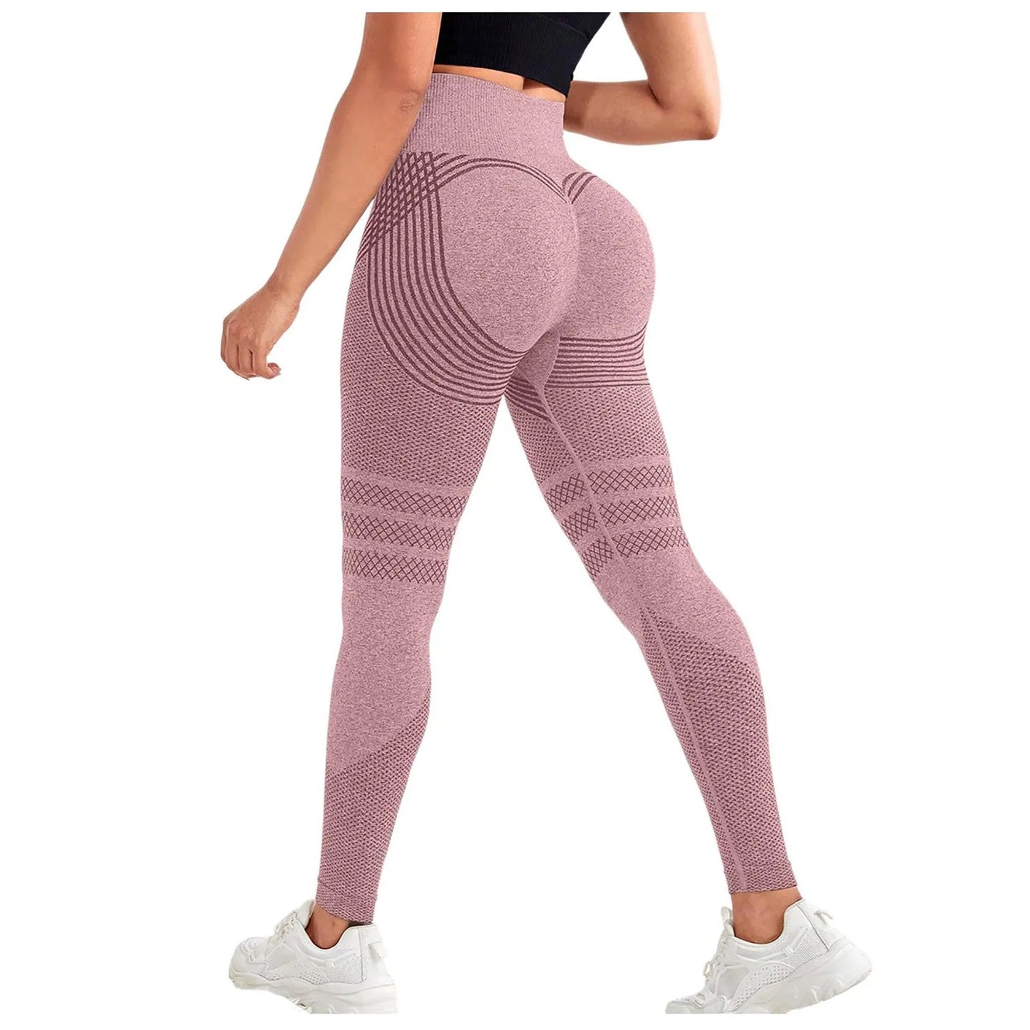 Compression Leggings Cellulite Slimming Trouser Women High Waist Seamless Push Up Opaque Stretch Pants For Yoga And Fitness