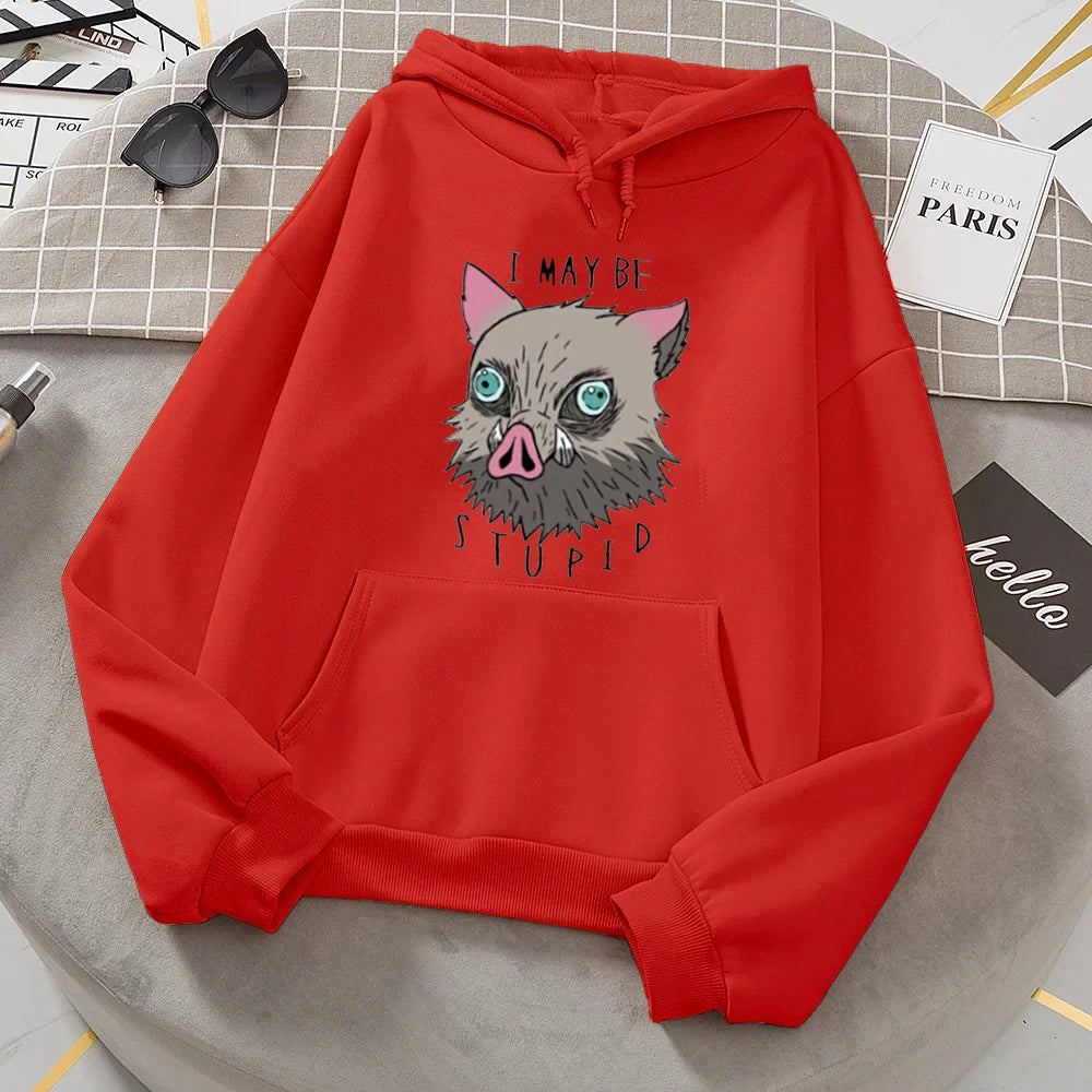 I May Be Stupid Hoodie