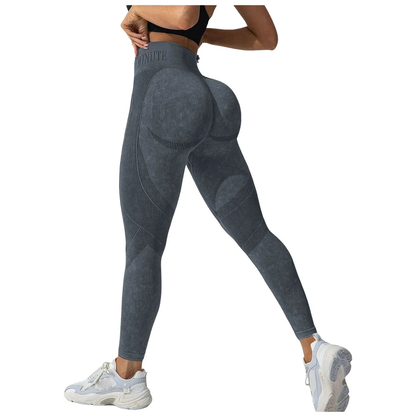 Compression Leggings Cellulite Slimming Trouser Women High Waist Seamless Push Up Opaque Stretch Pants For Yoga And Fitness