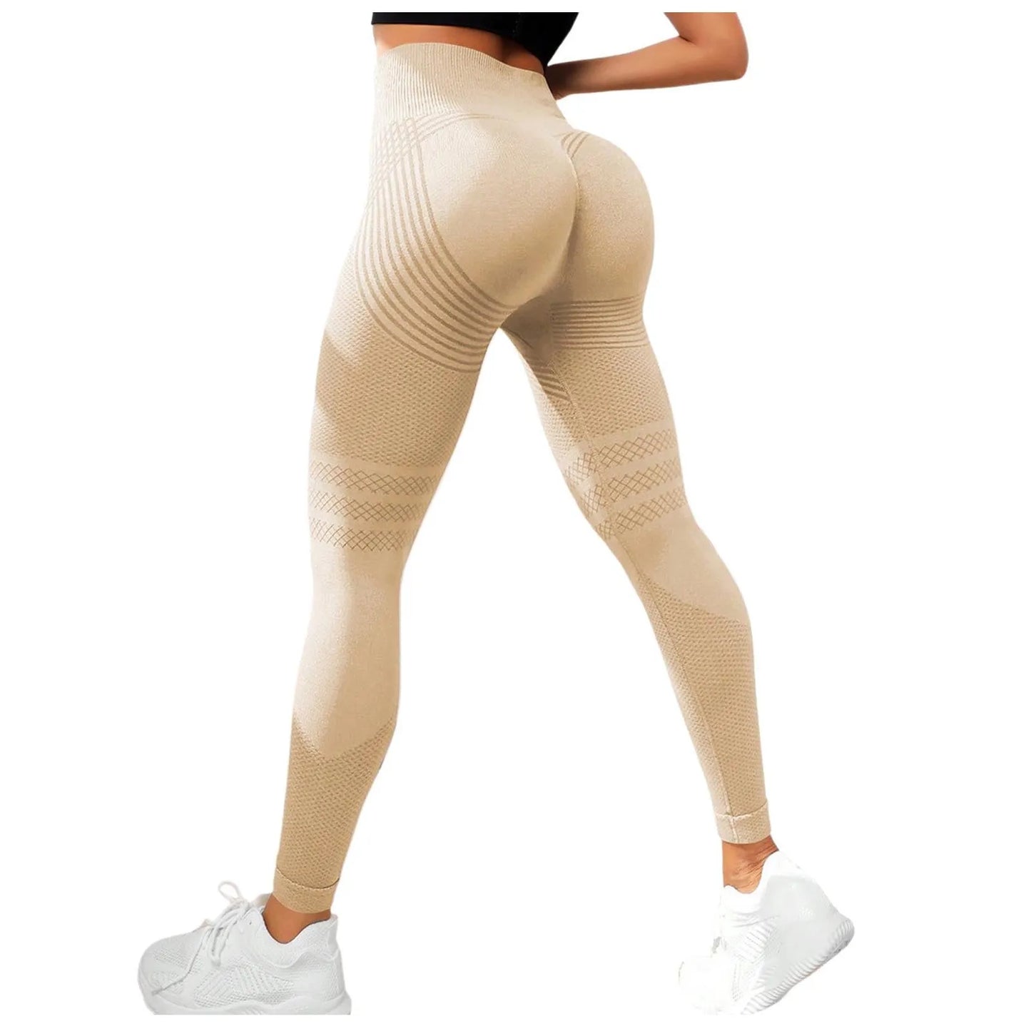 Compression Leggings Cellulite Slimming Trouser Women High Waist Seamless Push Up Opaque Stretch Pants For Yoga And Fitness