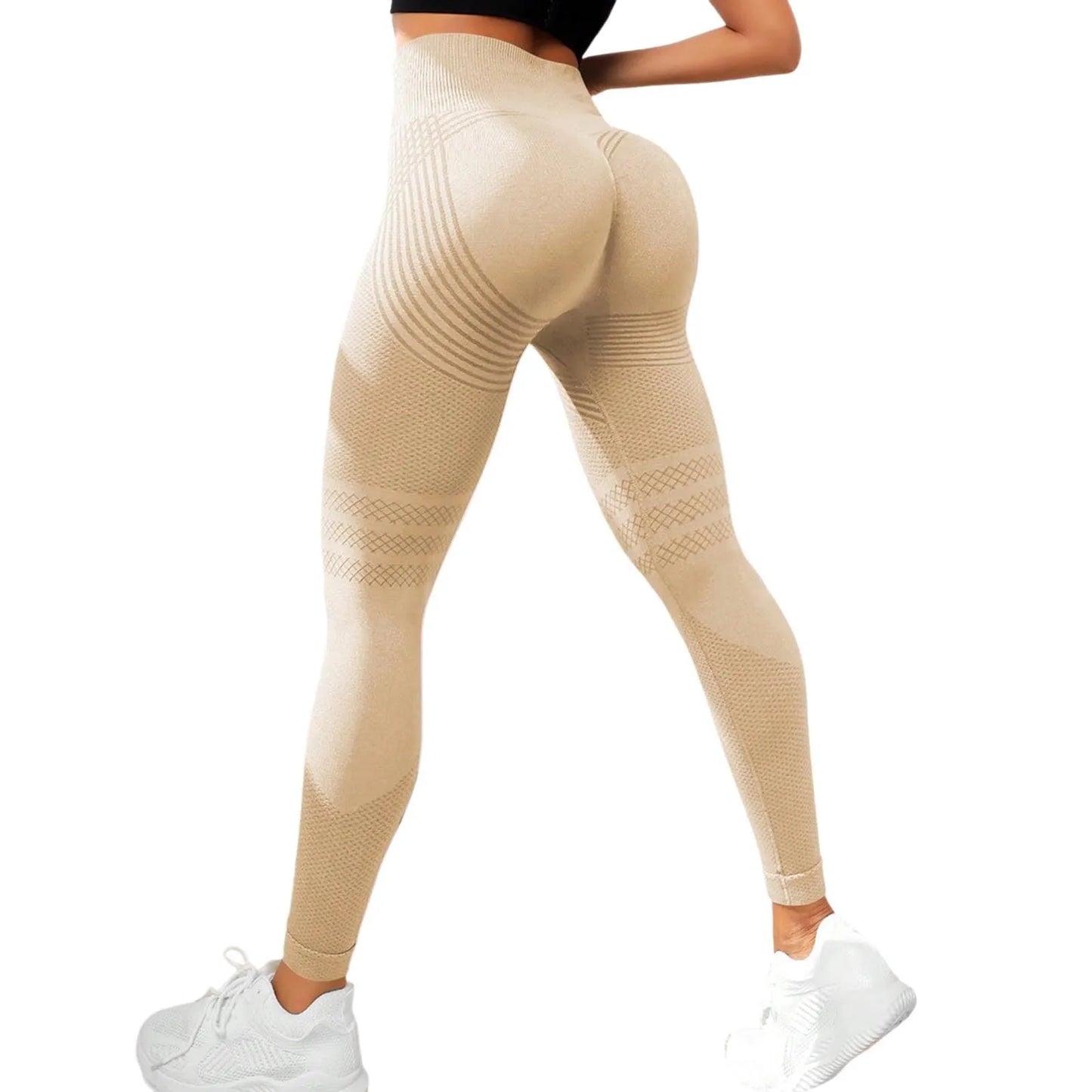 Compression Leggings Cellulite Slimming Trouser Women High Waist Seamless Push Up Opaque Stretch Pants For Yoga And Fitness