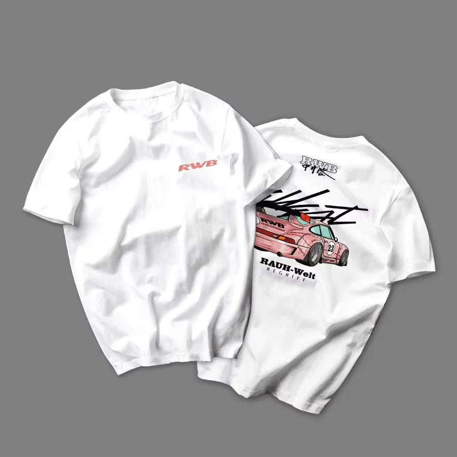 Car Culture Short Sleeves Heavy Cotton T-shirt Unisex
