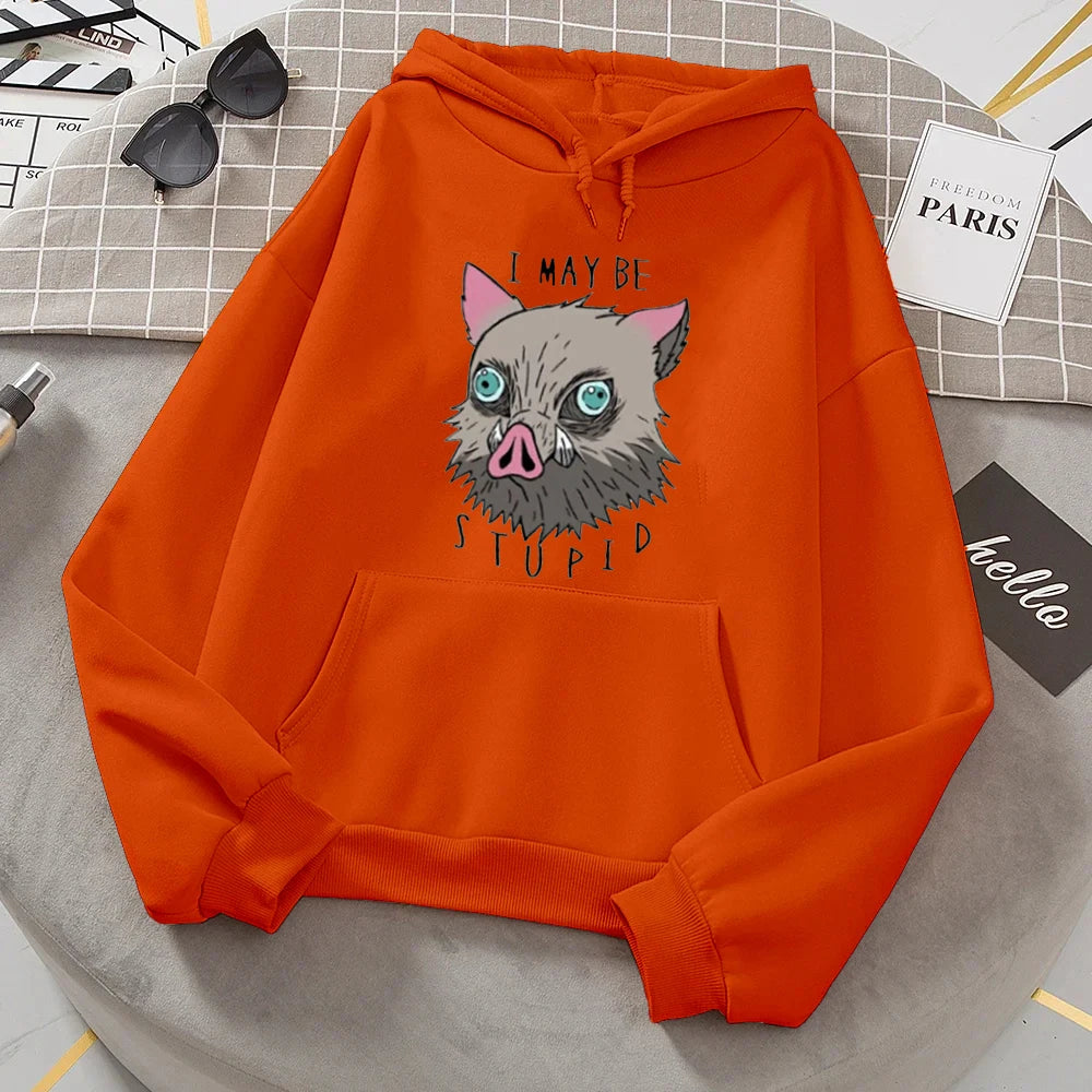 I May Be Stupid Hoodie