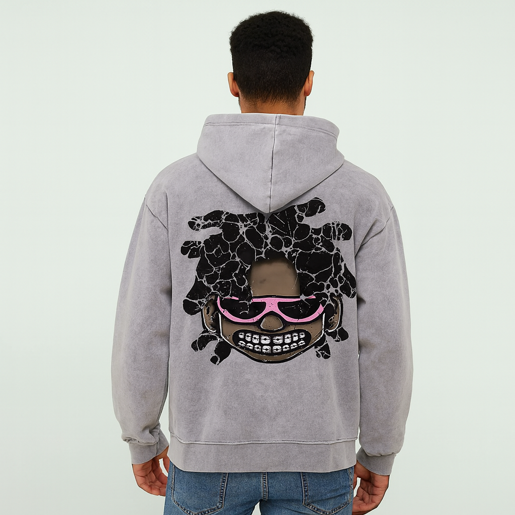 Cartoon Character With Pink Glasses