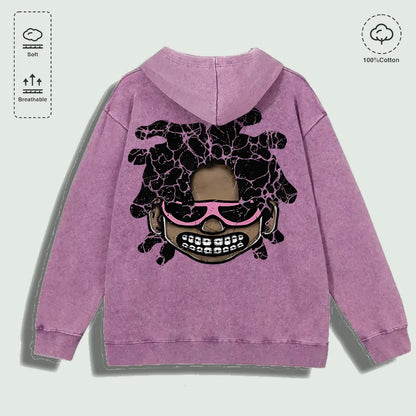 Cartoon Character With Pink Glasses