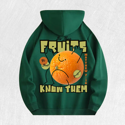 By Their Fruits Ye Shall Know Them Graphic Hoodie