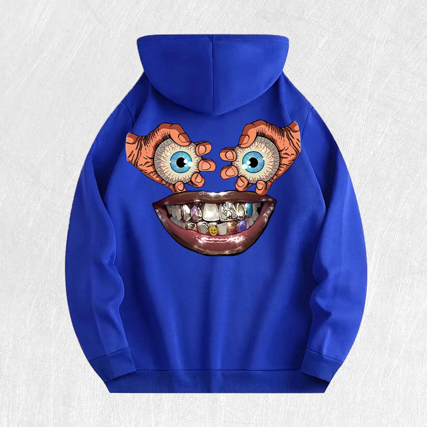 Cartoon Face Graphic Hoodie
