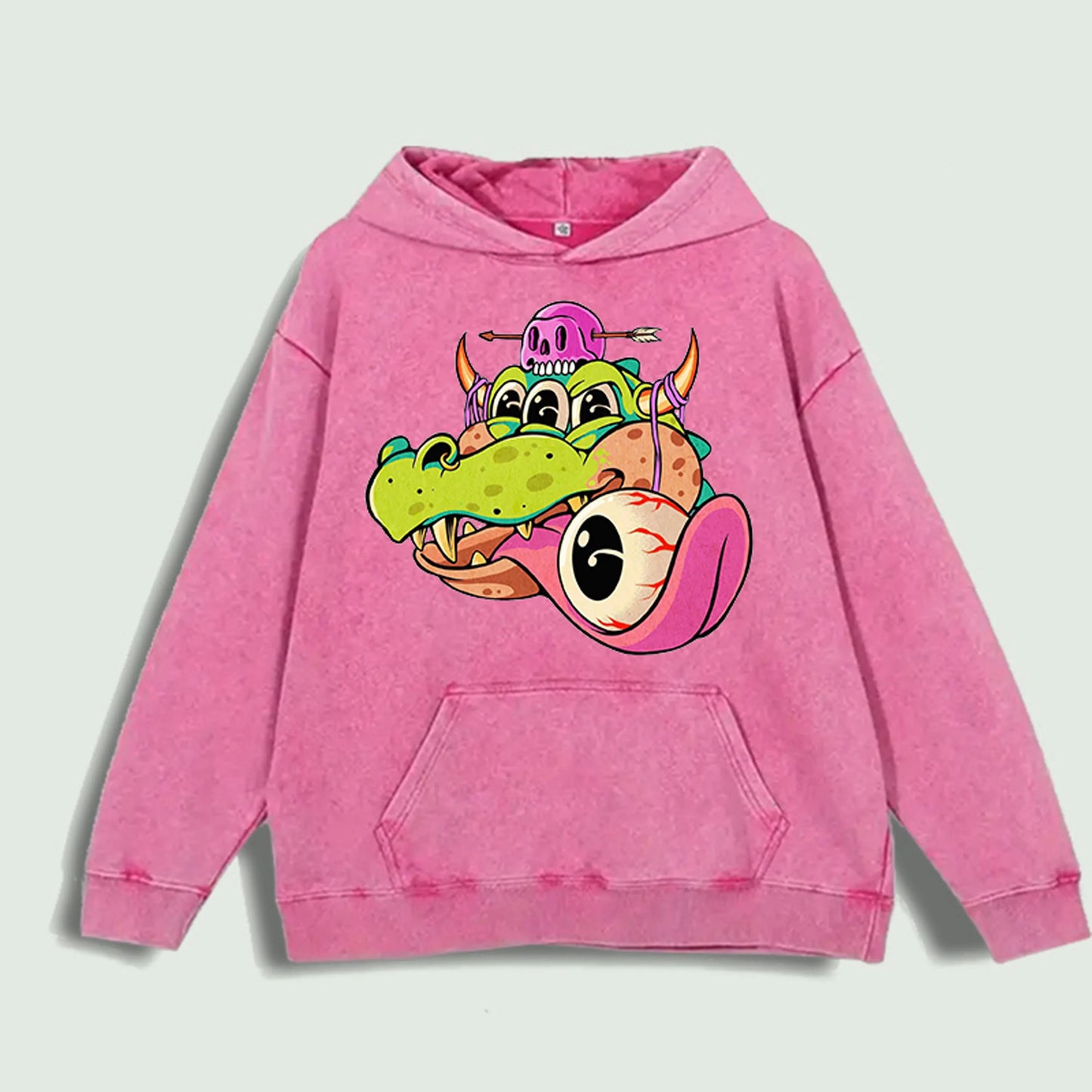 Trippy Monster Graphic Hoodie