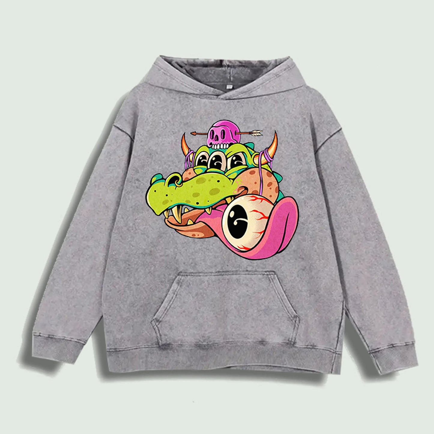 Trippy Monster Graphic Hoodie