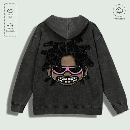 Cartoon Character With Pink Glasses