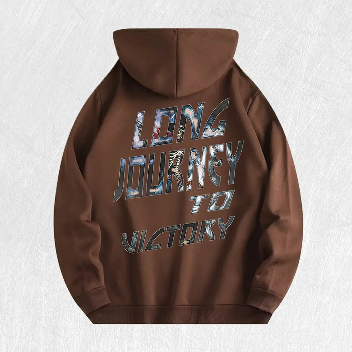 Long Journey to Victory Graphic Hoodie