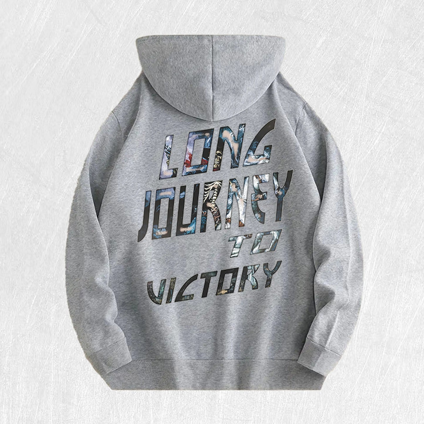 Long Journey to Victory Graphic Hoodie