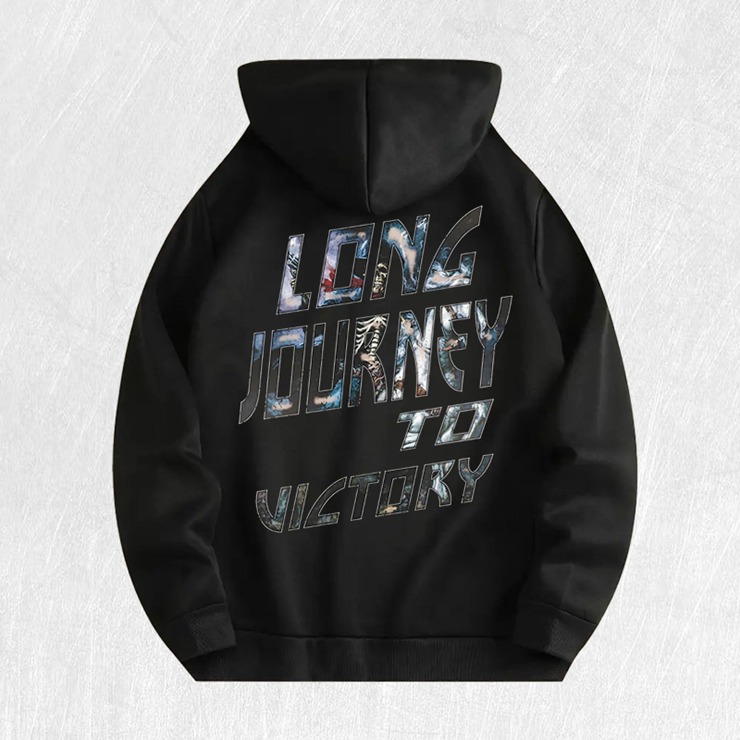 Long Journey to Victory Graphic Hoodie