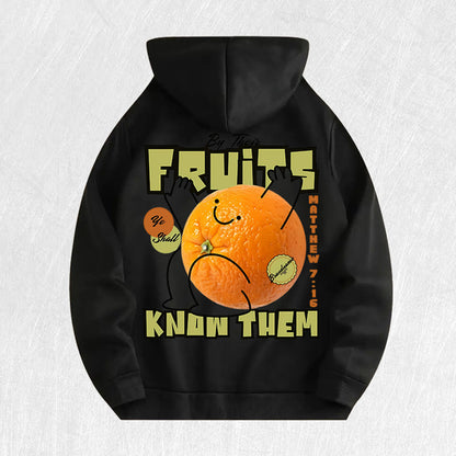 By Their Fruits Ye Shall Know Them Graphic Hoodie