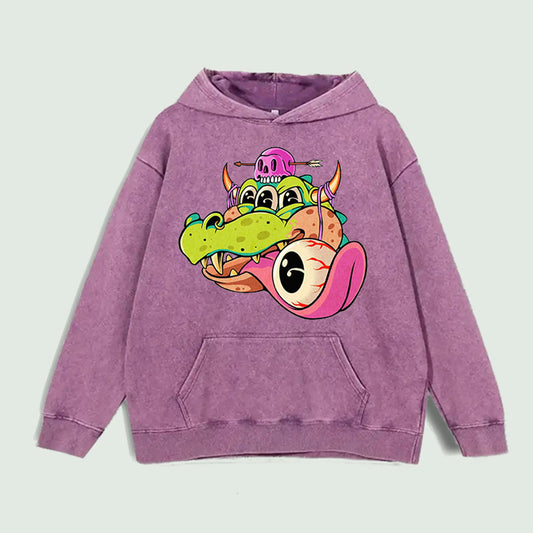 Trippy Monster Graphic Hoodie