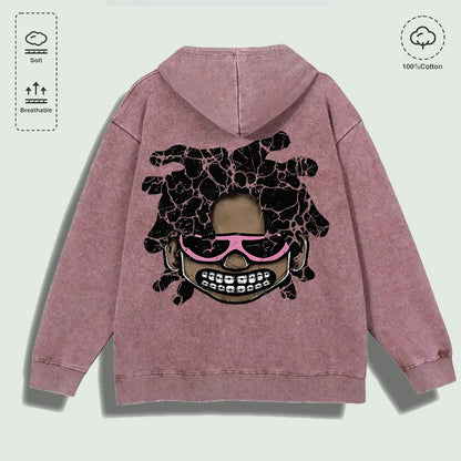 Cartoon Character With Pink Glasses