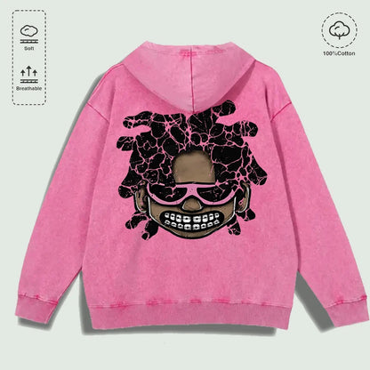 Cartoon Character With Pink Glasses