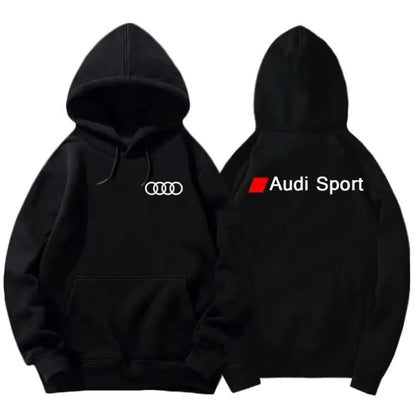 Audi Car Performance Car Department Modified Culture RS Peripheral Casual Men and Women Pullover Hoodie Sweater