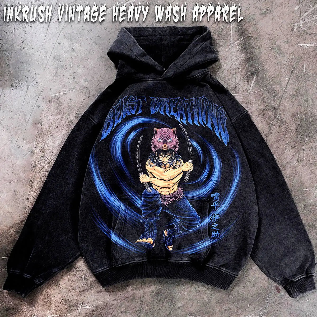 Washed Technique Hoodie