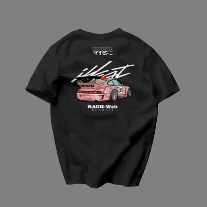 Car Culture Short Sleeves Heavy Cotton T-shirt Unisex