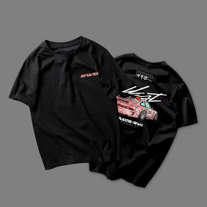 Car Culture Short Sleeves Heavy Cotton T-shirt Unisex
