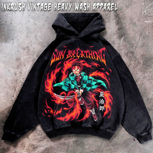 Washed Technique Hoodie