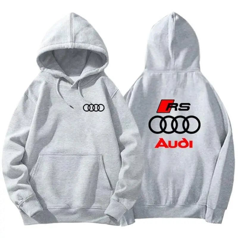 Audi Car Performance Car Department Modified Culture RS Peripheral Casual Men and Women Pullover Hoodie Sweater