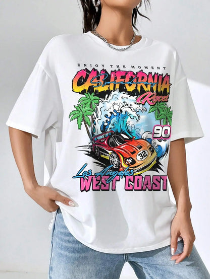 West Coast Wave Auto Wear T-Shirt