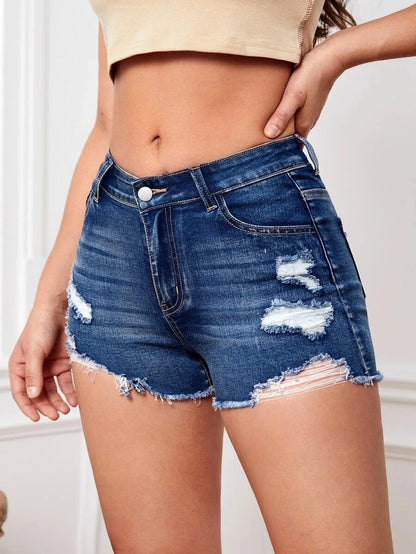 Denim Vintage Short Pants