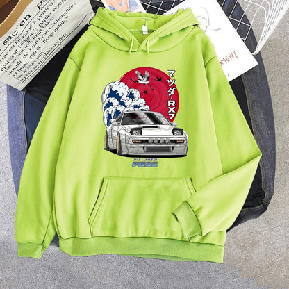 Anime Hoodie Women Men Long Sleeve Streetwear for Nippon Crewneck Sweatshirts Tops Y2k Oversized Hoody Japanese Anime Print