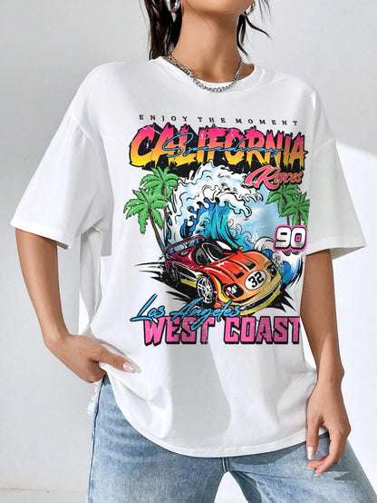 West Coast Wave Auto Wear T-Shirt