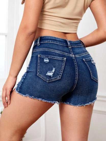 Denim Vintage Short Pants