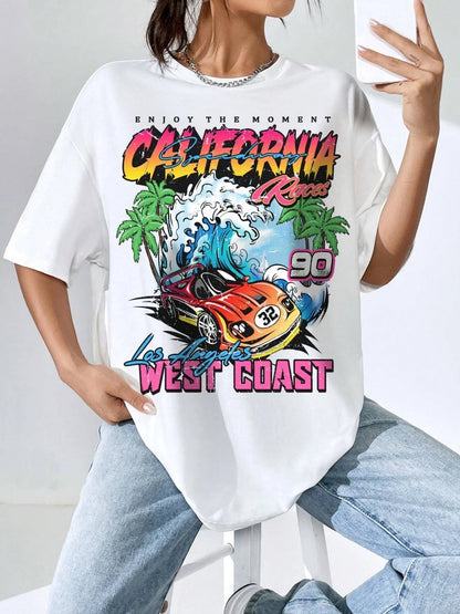 West Coast Wave Auto Wear T-Shirt