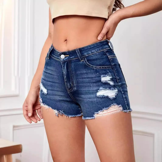Denim Vintage Short Pants