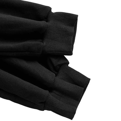 Autumn Streetwear Cropped Hooded Sweatshirt