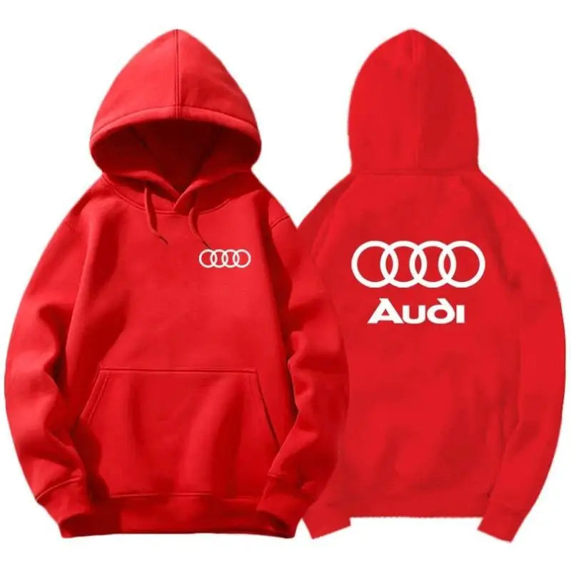 Audi Car Performance Car Department Modified Culture RS Peripheral Casual Men and Women Pullover Hoodie Sweater