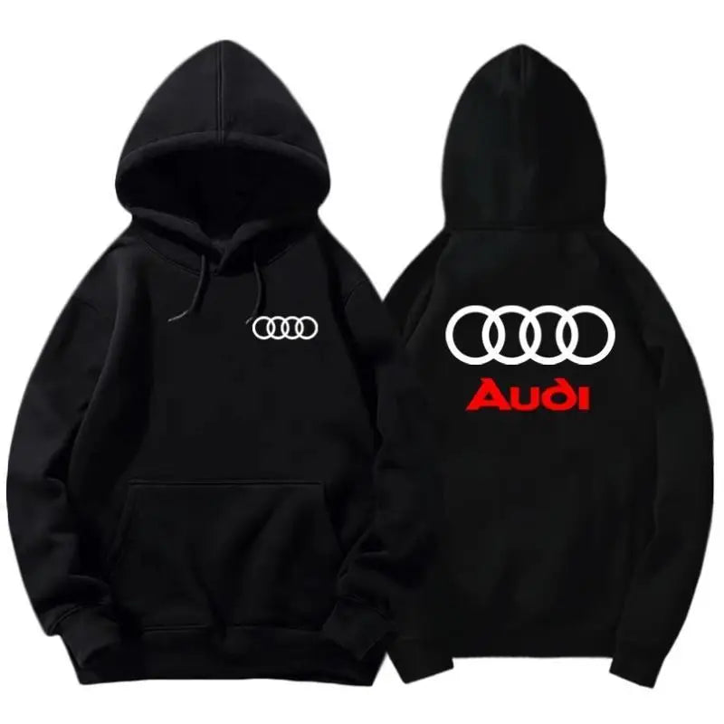 Audi Car Performance Car Department Modified Culture RS Peripheral Casual Men and Women Pullover Hoodie Sweater