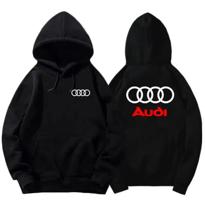 Audi Car Performance Car Department Modified Culture RS Peripheral Casual Men and Women Pullover Hoodie Sweater